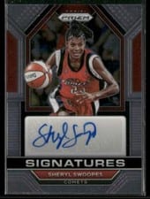 2023 Panini Prizm WNBA Signatures Sheryl Swoopes #SG-SHW card