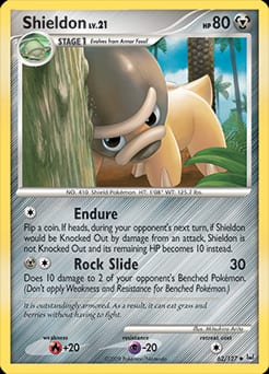 Platinum Shieldon #62 card