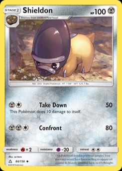 Ultra Prism Shieldon #84 card