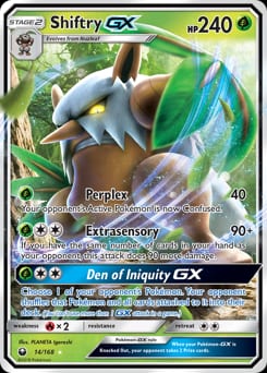 Celestial Storm Shiftry-GX #14 card