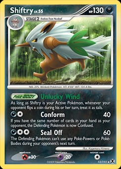 Rising Rivals Shiftry #13 card