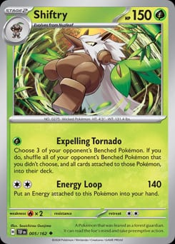 2024 Temporal Forces Shiftry #5 card