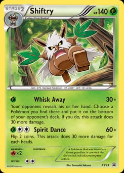 XY Black Star Promos Shiftry #XY23 card