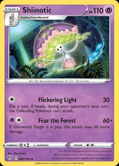 Darkness Ablaze Shiinotic #80 card