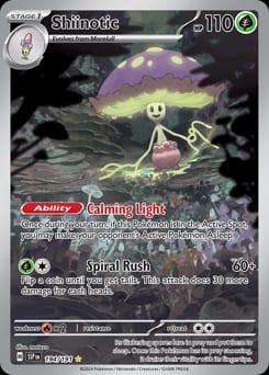 Surging Sparks Shiinotic #194 card