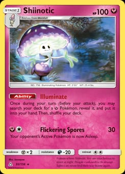Ultra Prism Shiinotic #93 card