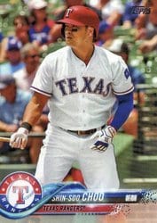2018 Topps Base Set Shin-Soo Choo #199 card
