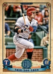 2019 Topps Gypsy Queen Base Set Shin-Soo Choo #258 card