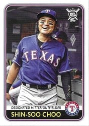 2020 Topps Big League Base Set Shin-Soo Choo #91 card