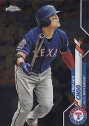 2020 Topps Chrome Base Set Shin-Soo Choo #177 card
