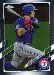 2021 Topps Chrome Base Set Shin-Soo Choo #127 card