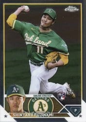 2023 Topps Chrome Base Set Shintaro Fujinami #97 card
