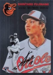 2023 Topps Chrome Platinum Anniversary Base Set Shintaro Fujinami #354 card