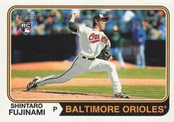 2023 Topps Heritage Base Set Shintaro Fujinami #688 card