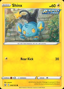 2021 Battle Styles Shinx #46 card