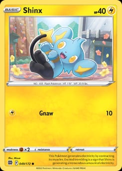 2022 Brilliant Stars Shinx #49 card