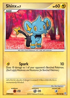 2007 Diamond & Pearl Shinx #98 card