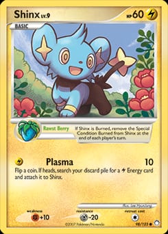 2007 Mysterious Treasures Shinx #98 card