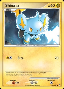 2009 Supreme Victors Shinx #126 card