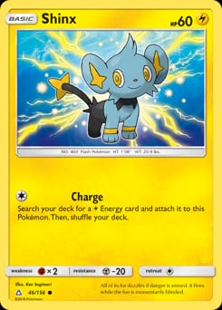 2018 Ultra Prism Shinx #46 card