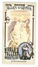 2024 Topps Allen & Ginter World’s Tallest Mountains Shishapangma #WTM-14 card