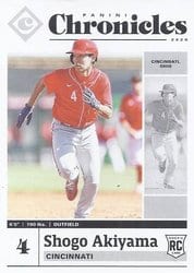 2020 Panini Chronicles Base Set Shogo Akiyama #42 card