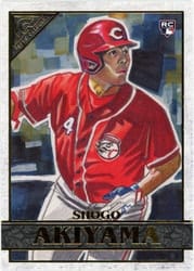 2020 Topps Gallery Base Set Shogo Akiyama #35 card