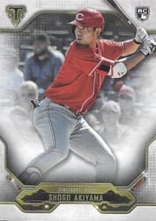 2020 Topps Triple Threads Base Set Shogo Akiyama #88 card