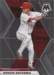 2021 Panini Mosaic Base Set Shogo Akiyama #177 card