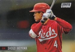 2021 Stadium Club Chrome Base Set Shogo Akiyama #150 card