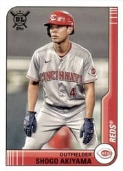 2021 Topps Big League Base Set Shogo Akiyama #134 card