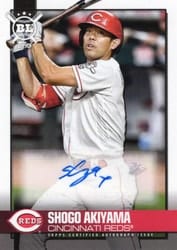 2021 Topps Big League Big League Autographs Shogo Akiyama #BLA-SA card