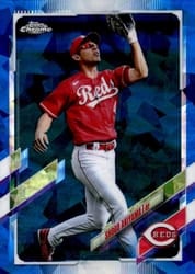 2021 Topps Chrome Sapphire Edition Base Set Shogo Akiyama #647 card