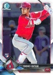 2018 Bowman Chrome Base Set Shohei Ohtani #1 card