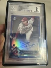 2018 Bowman Chrome Rookie Autographs Shohei Ohtani #CRA-SO card