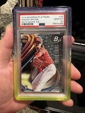 2018 Bowman Platinum Shohei Ohtani #34 card