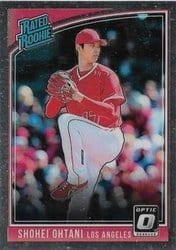 2018 Donruss Optic Base Set Shohei Ohtani #176 card