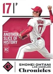 2018 Panini Chronicles Base Set Shohei Ohtani #1 card