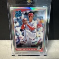 2018 Panini Chronicles Donruss Optic Rated Rookies Shohei Ohtani #180 card