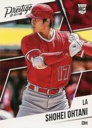 2018 Panini Chronicles Prestige Shohei Ohtani #3 card
