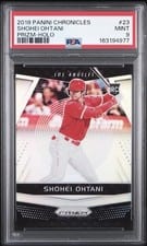 2018 Panini Chronicles Prizm Shohei Ohtani #23 card