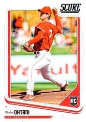2018 Panini Chronicles Score Shohei Ohtani #16 card