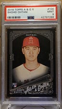 2018 Topps Allen & Ginter X Shohei Ohtani #100 card