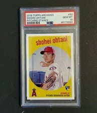 2018 Topps Archives Shohei Ohtani Pitching Stance #50 card