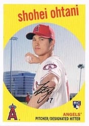 2018 Topps Archives Base Set Shohei Ohtani #50 card