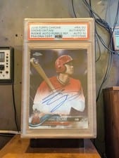 2018 Topps Chrome Rookie Autograph Shohei Ohtani #RA-SO card