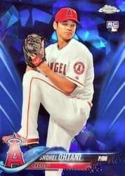 2018 Topps Chrome Sapphire Edition Base Set Shohei Ohtani #700 card