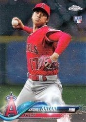 2018 Topps Chrome Update Base Set Shohei Ohtani #HMT1 card