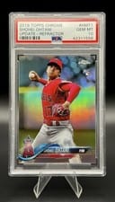 2018 Topps Chrome Update Shohei Ohtani #HMT1 card