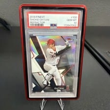 2018 Topps Finest Shohei Ohtani #100 card